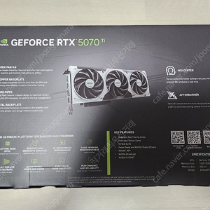 강원 원주 rtx5070ti 미개봉 팝니다 4080super 정도 성능 rtx 5070ti