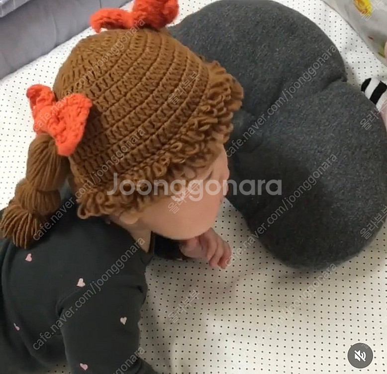 아기 위그모자 삐삐머리 셀프촬영 성장촬영 소품--1