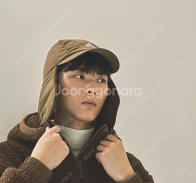 꼬모도 니노즈 트루퍼 햇 / 가을,겨울용 누빔 귀달이 ...--4