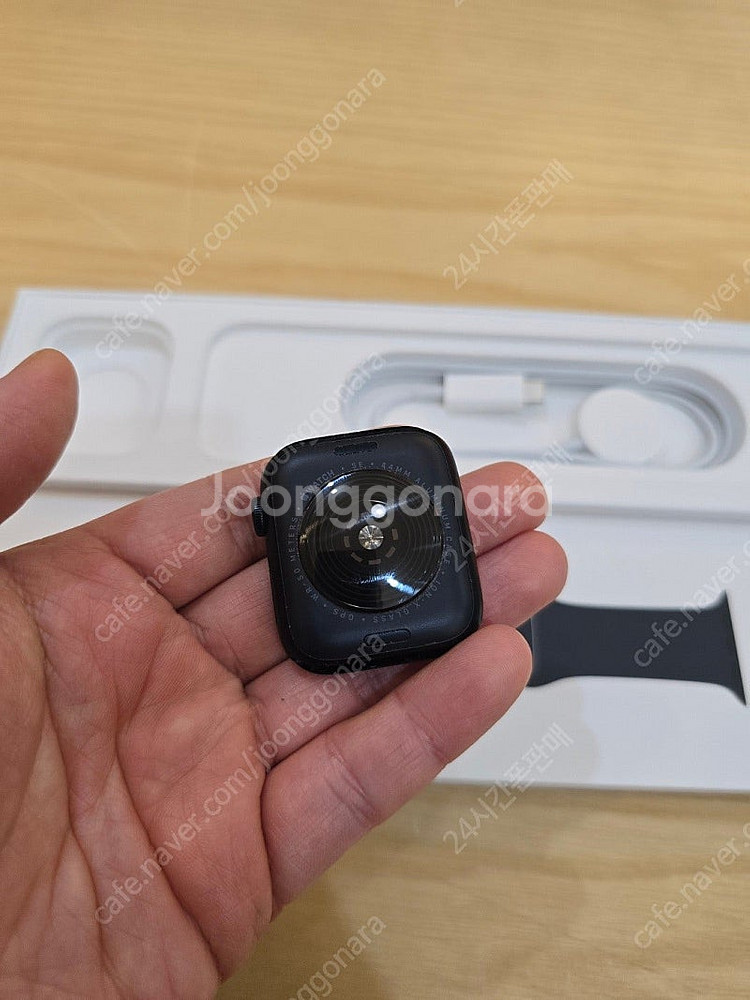 애플워치se2미드나잇블랙44mm 미드나잇블랙스포츠밴드 중고판매합니다--8