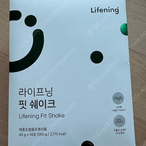 인셀덤 라이프닝 핏쉐이크 단백질 체중관리 40g14포라이프닝 핏쉐이크 14포 체중조절한끼대용 새제품