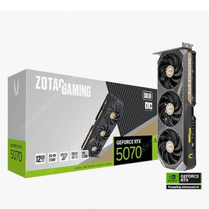 ZOTAC RTX 5070 SOLID 그래픽카드 ㅍㅍ