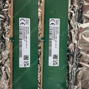 DDR5 하이닉스 a다이 081n 시금치 램 팝니다 22년26주차 16g 2장