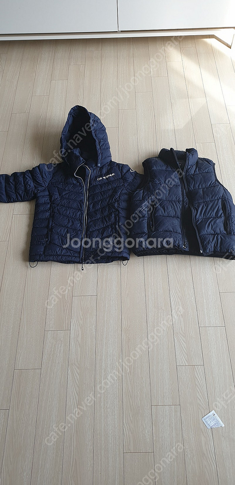 남아 경량 패딩/조끼/ 보들이 털 아우터 150--3