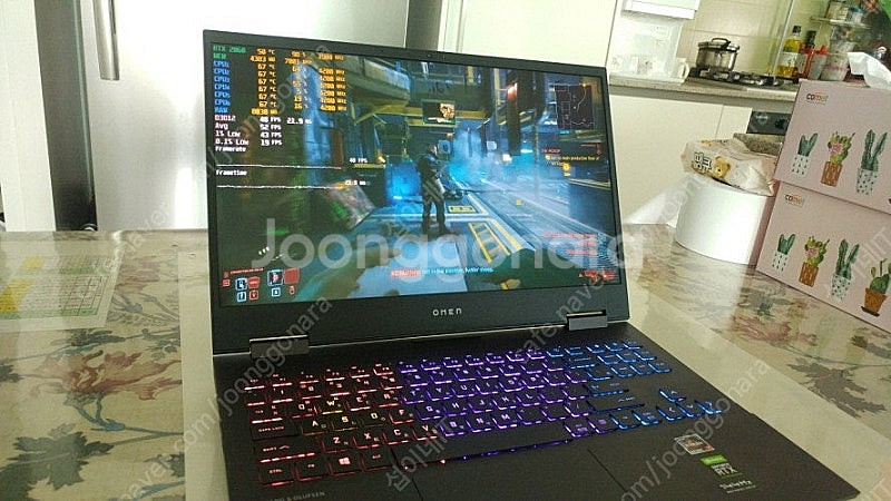 [판매]HP 오멘 고성능 게이밍 노트북/RTX3060,...--3