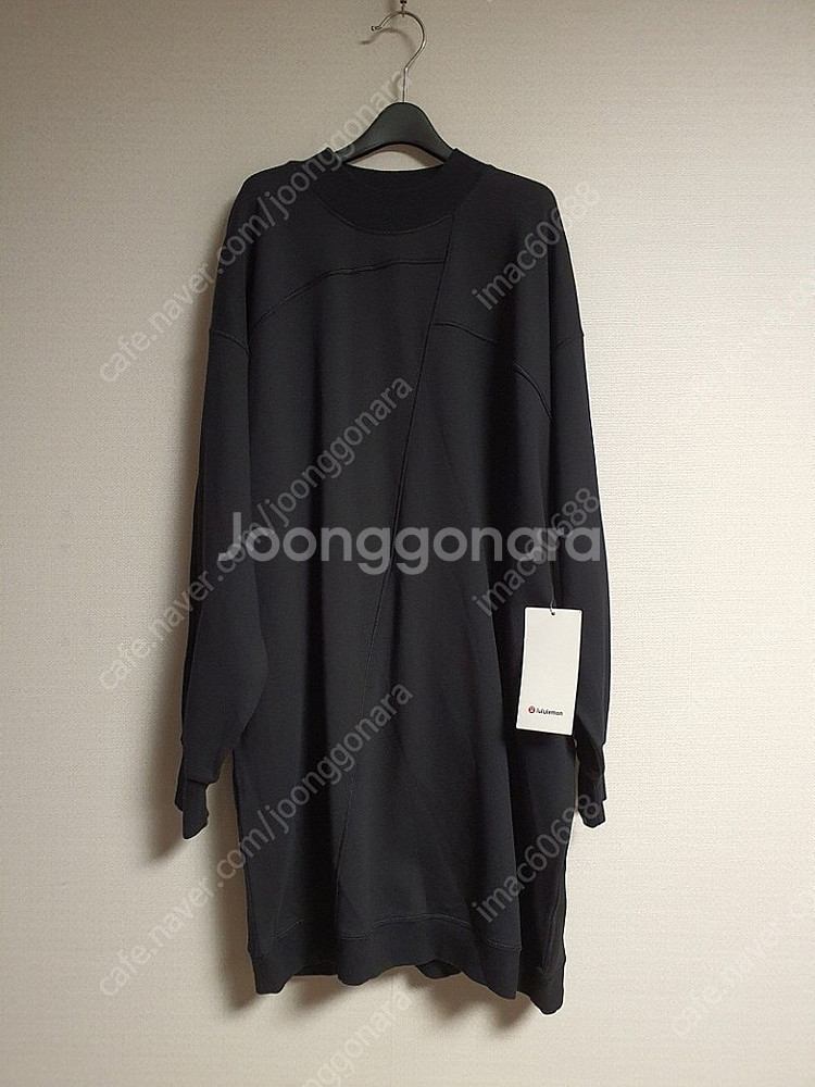 룰루레몬 블랙 맨투맨 원피스 L 사이즈 새상품 정품--1