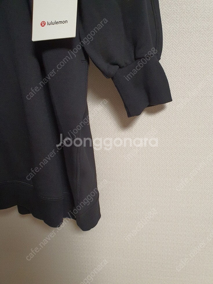 룰루레몬 블랙 맨투맨 원피스 L 사이즈 새상품 정품--4
