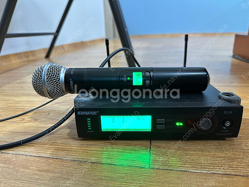 슈어 무선마이크 SLX4 + SLX2 + Beta58A--0