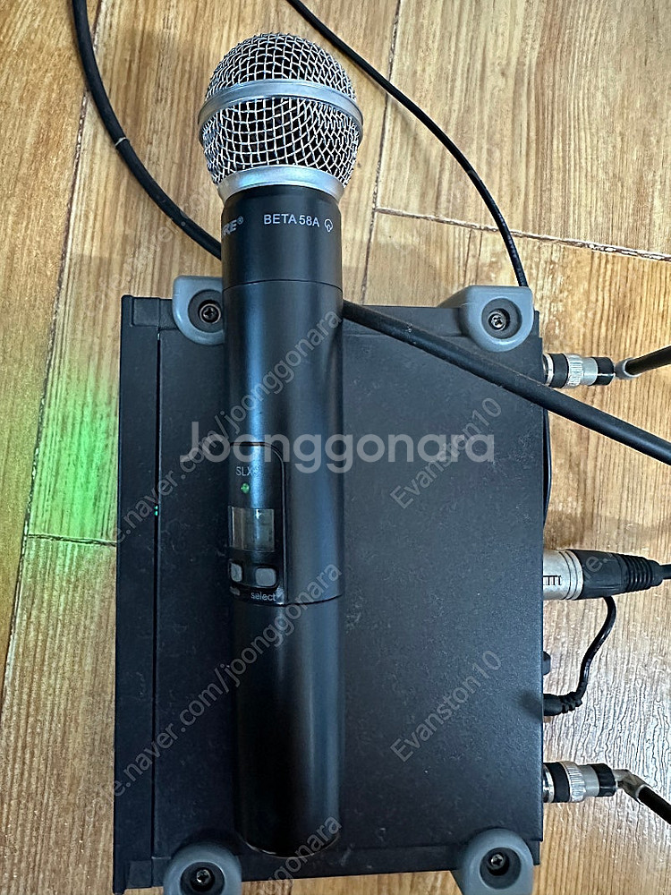 슈어 무선마이크 SLX4 + SLX2 + Beta58A--1