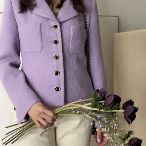 쎄모먼 자켓 Freya Tweed Jacket _ Fabric by Lanificio Campore, Made in ITALY