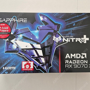AMD 라데온 RX9070XT 니트로 플러스 미개봉 143만원