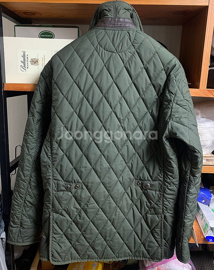 폴로 S 퀼팅 카코트 자켓 카키 매장판--3