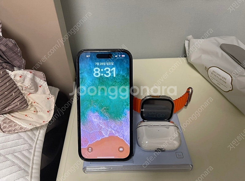 이어맥 4in1 무선충전기--2