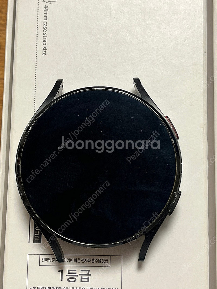 갤럭시워치4 44mm 블루투스 블랙--2