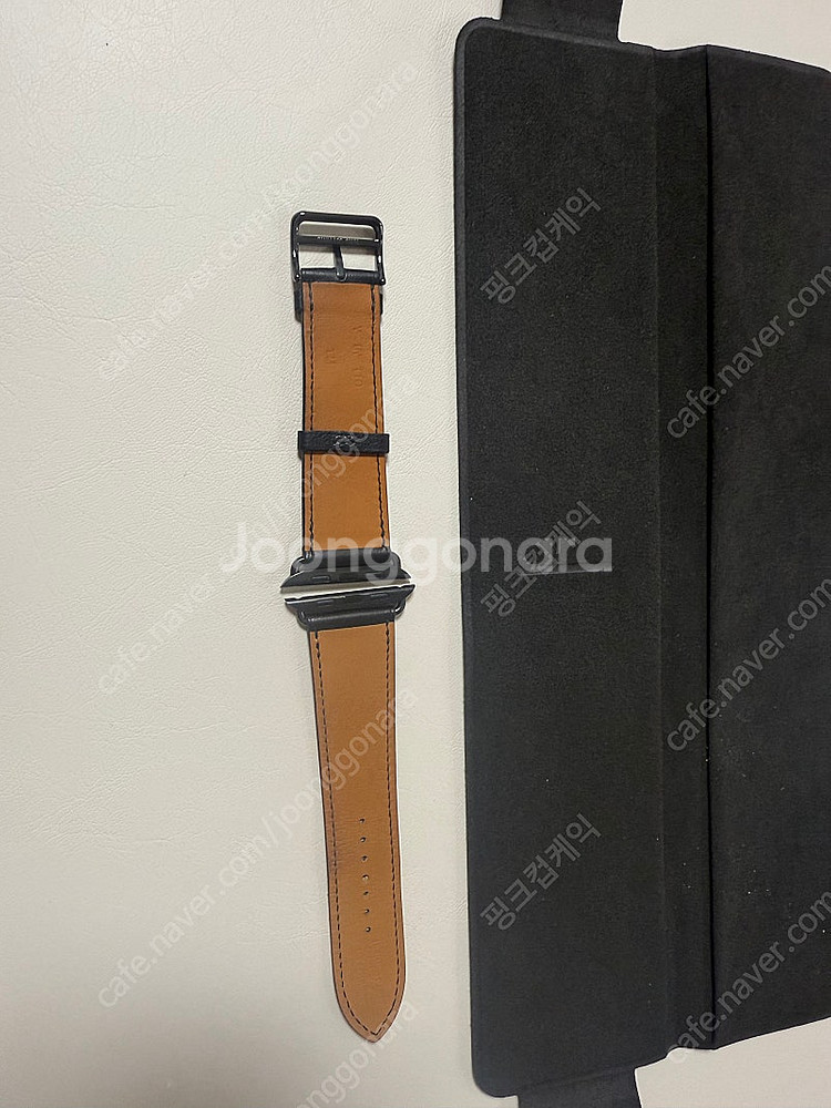 애플워치 누아르 에르메스 스트랩 블랙--1