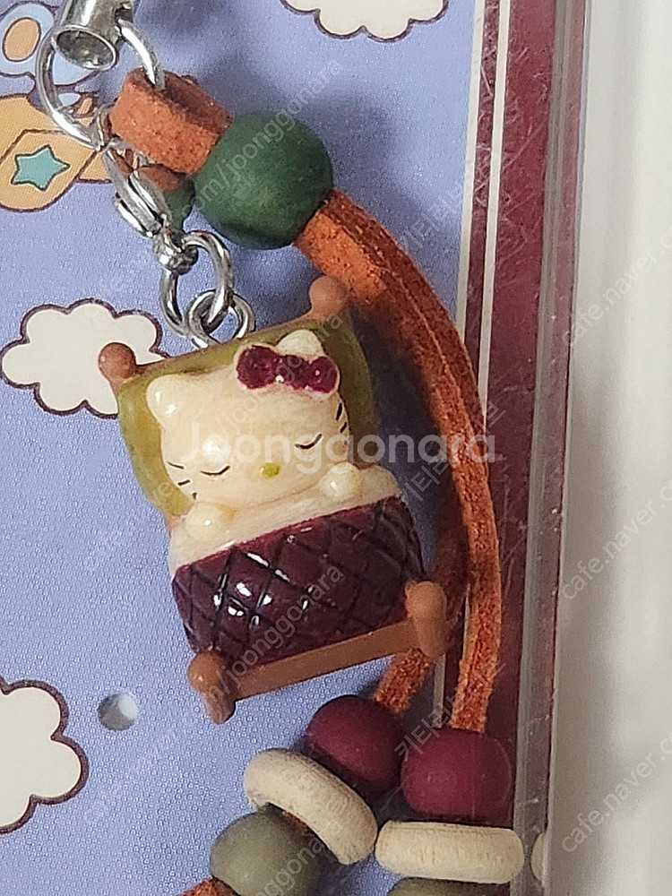 고전 헬로키티 안티크 컬렉션 침대 키티 스트랩,엔젤 세...--5