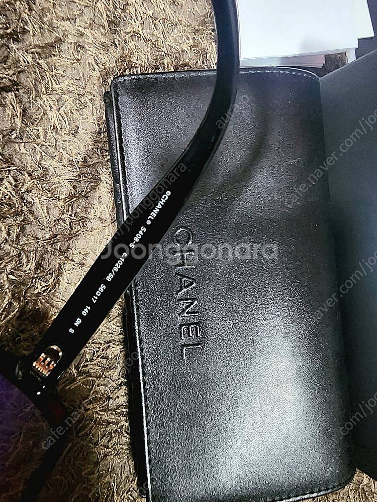 샤넬 CHANEL 스퀘어 안티 블루라이트 안경 (블랙/...--2