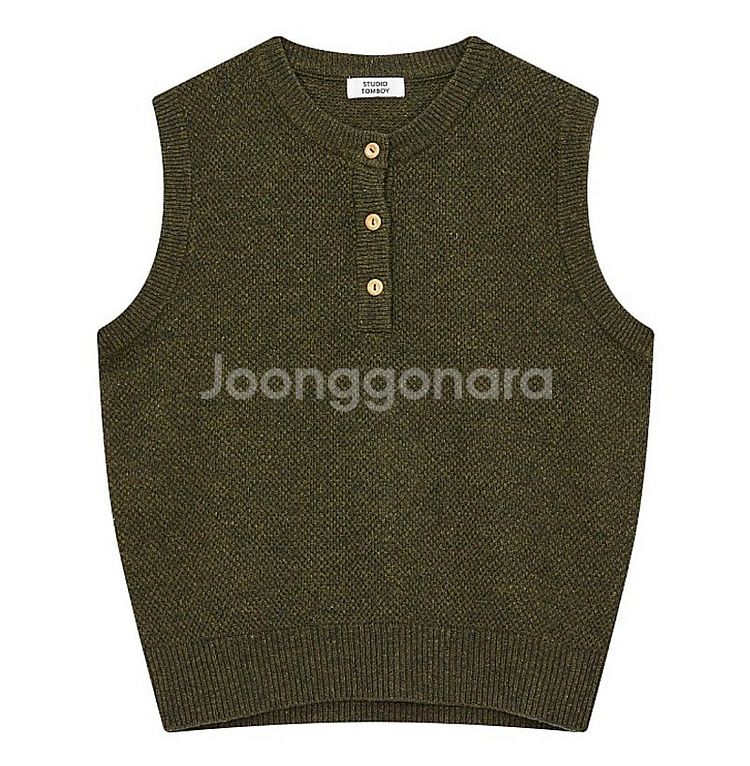 F) 스튜디오 톰보이 니트 조끼 시스템 타임 한섬 오즈세컨--1