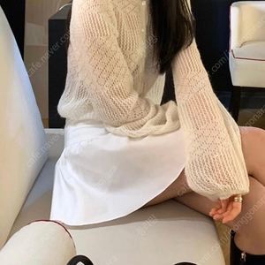 르플레인 벨 키드모헤어 니트