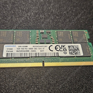 삼성 DDR5 16G 노트북용 RAM 팝니다