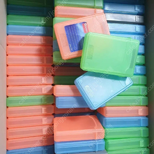 3.5인치 하드디스크 케이스 80개 일괄판매 10만원