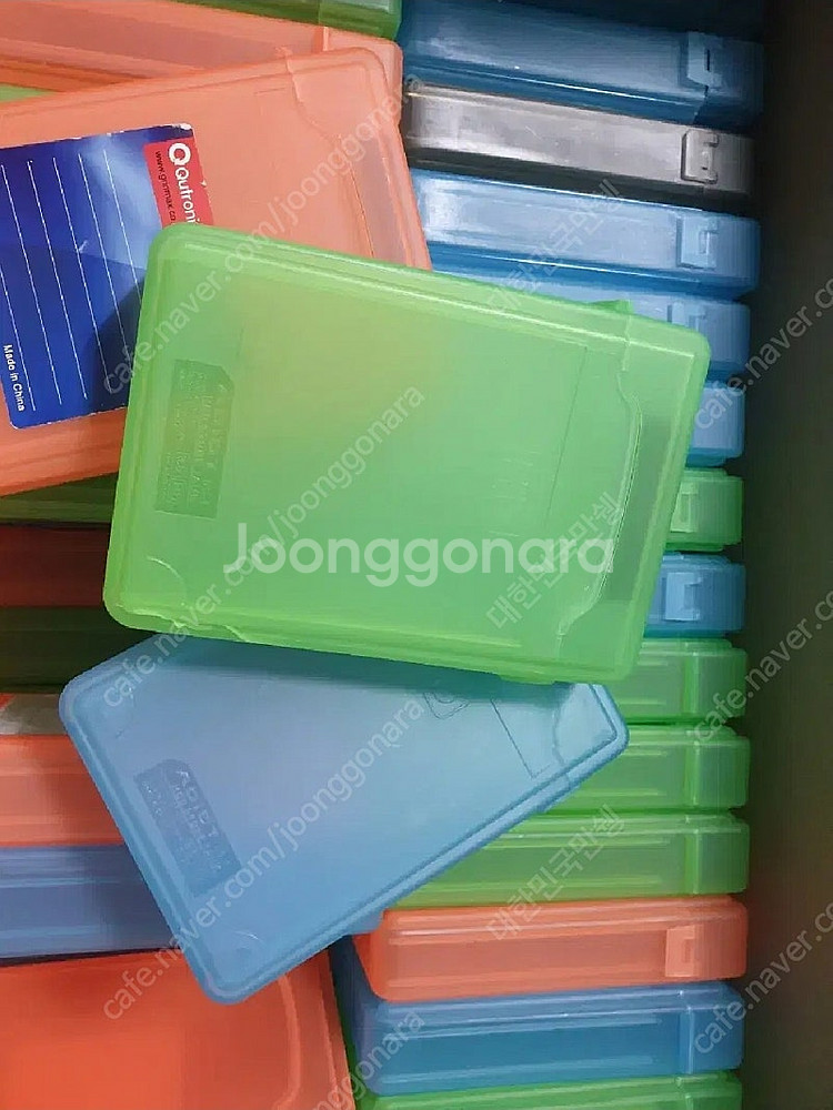 3.5인치 하드디스크 케이스 80개 일괄판매 10만원--1