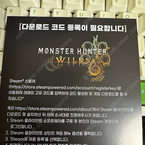 몬스터 헌터 와일드 스팀 시디키판매합니다.