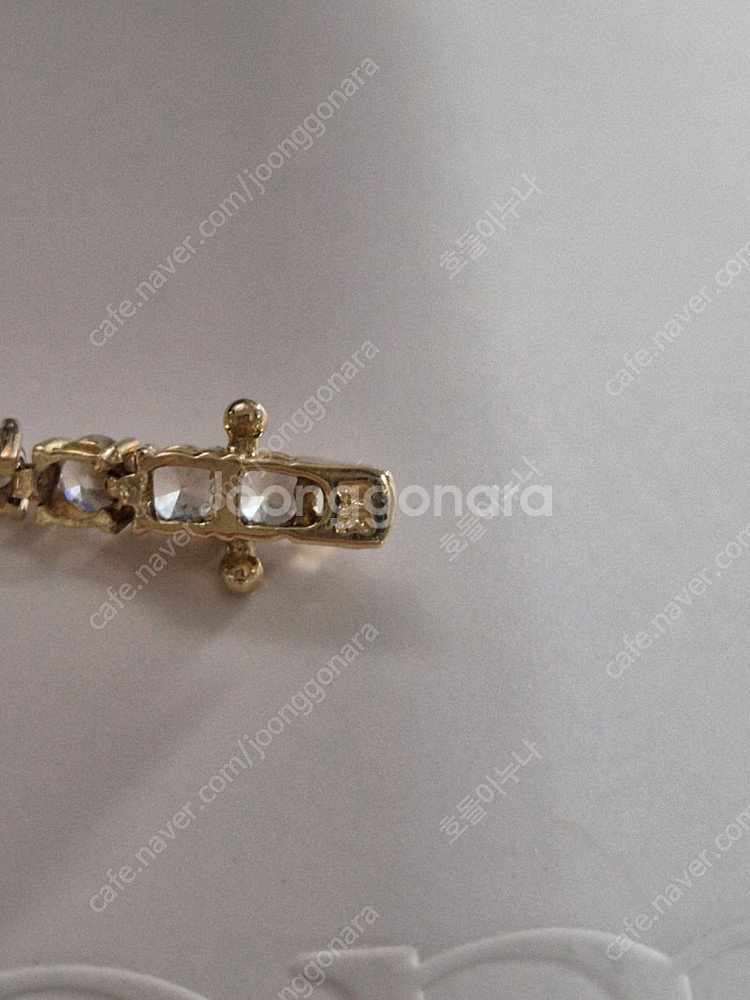 14k 3mm 테니스팔찌--2