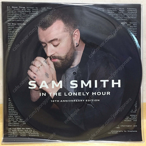 LP ; sam smith - in the lonely hour 샘 스미스 명반 엘피 픽쳐디스크 picture disc