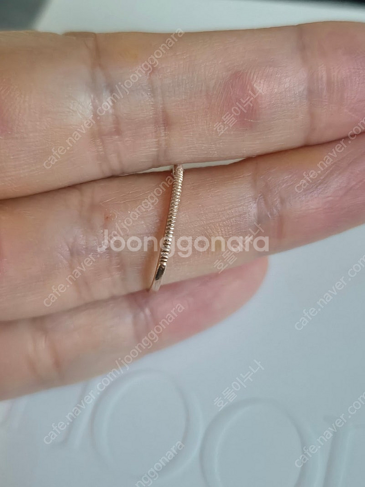 14k 핑크기본링--3