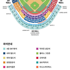 3월23일(일) 3/23 SSG vs 두산 1루 내야패밀리 테이블석 양도