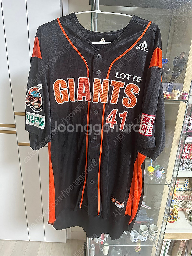 롯데자이언츠 이정훈 실착유니폼--1