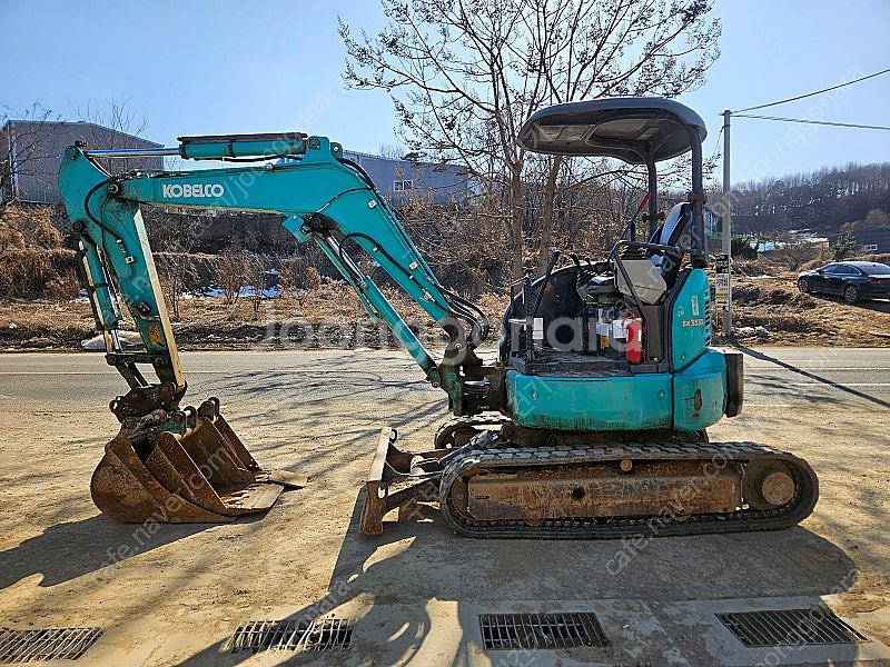 중고미니굴삭기 코벨코 SK35 포크레인 20년식 버켓3...--1