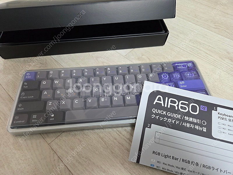 누피 nuphy air 60he 8k 키보드 판매합니다--0