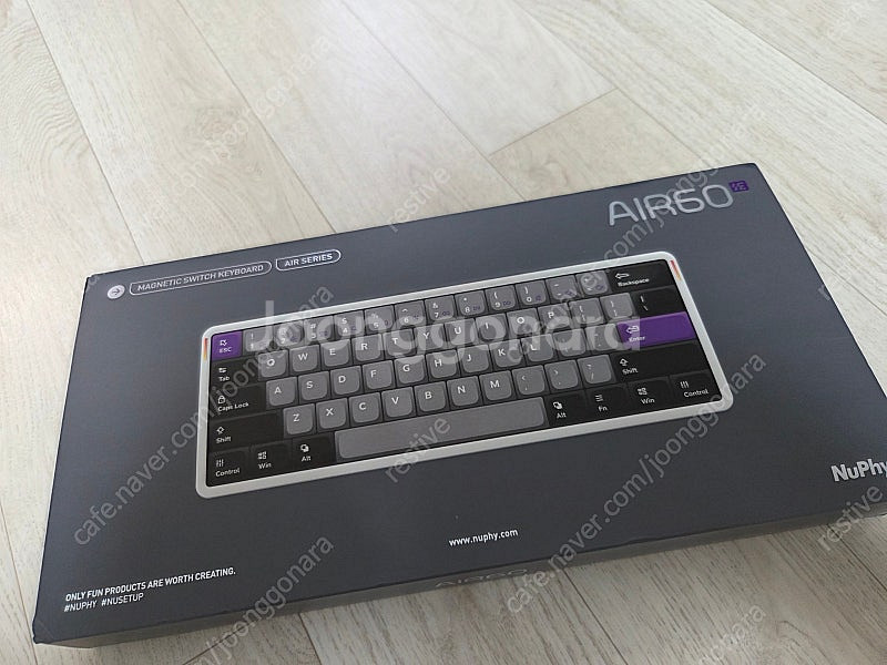누피 nuphy air 60he 8k 키보드 판매합니다--2