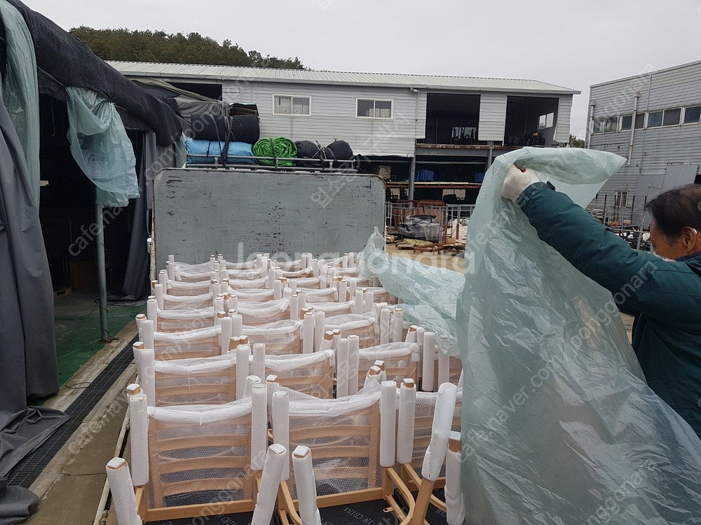 한식뷔페 함바 구내식당 업소용 테이블 주문제작--2