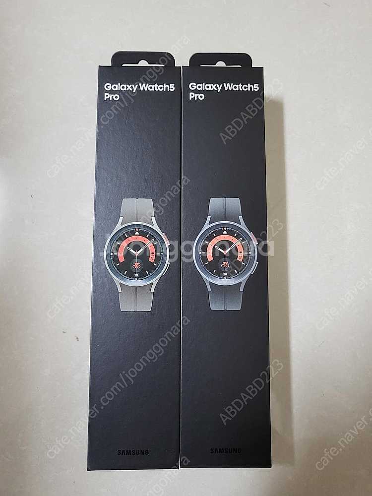 갤럭시워치5프로 45mm 미개봉 새제품 판매합니다.--0