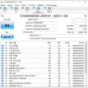 씨게이트 IronWolf Pro 7200/256 6TB