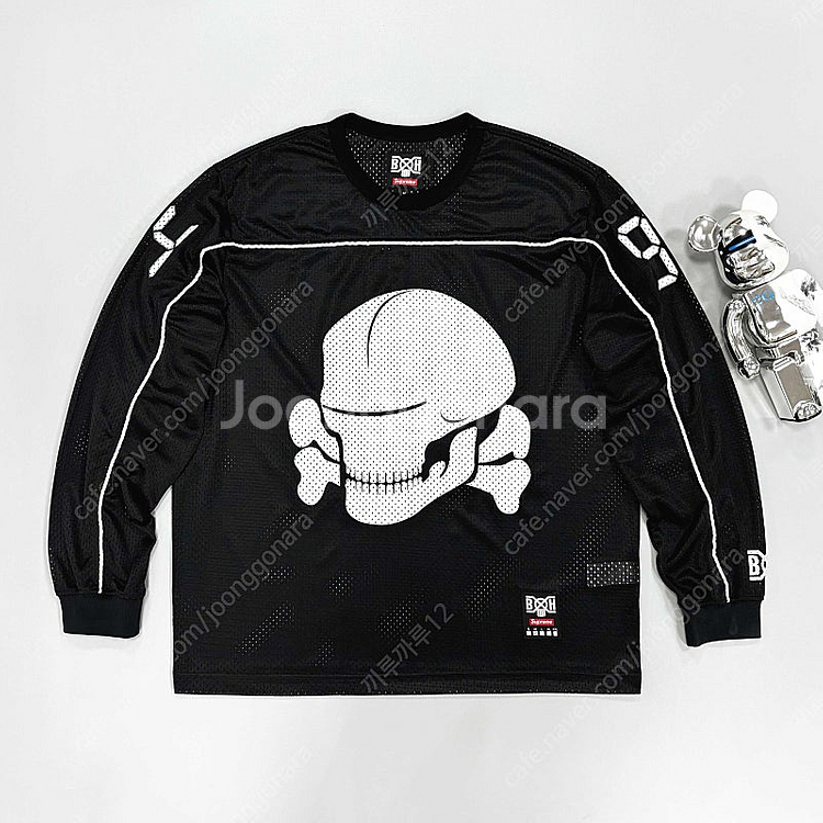 슈프림 x 바운티 헌터 메쉬 모토 저지 블랙 S-2XL...--0