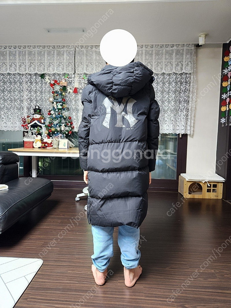 MLB 롱패딩 초등4.5학년 (반값택배 포함금액)--3