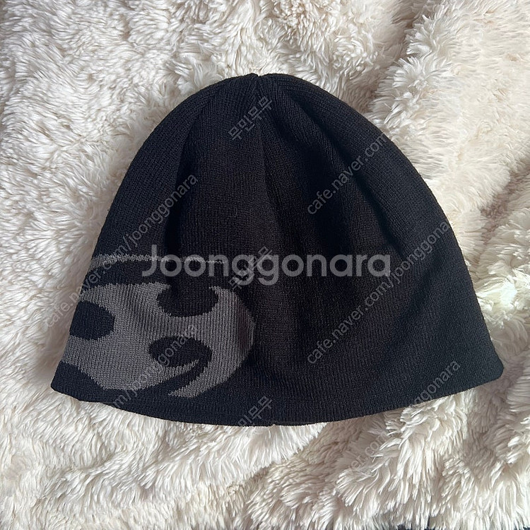 산산기어 24FW 로고 비니 블랙--0