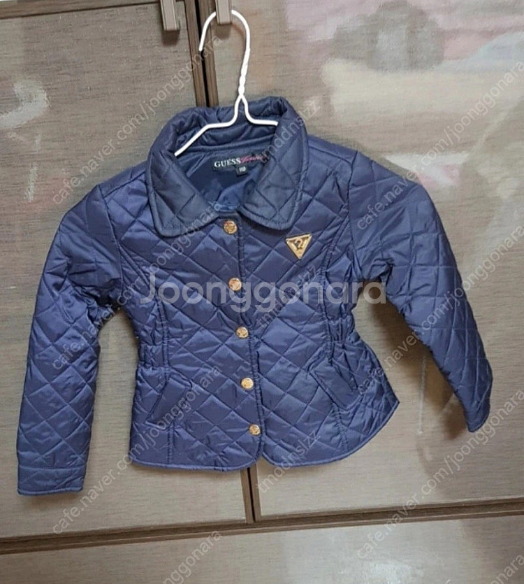 110사이즈 게스 누빔자켓 세탁완료 택포 15000원--0