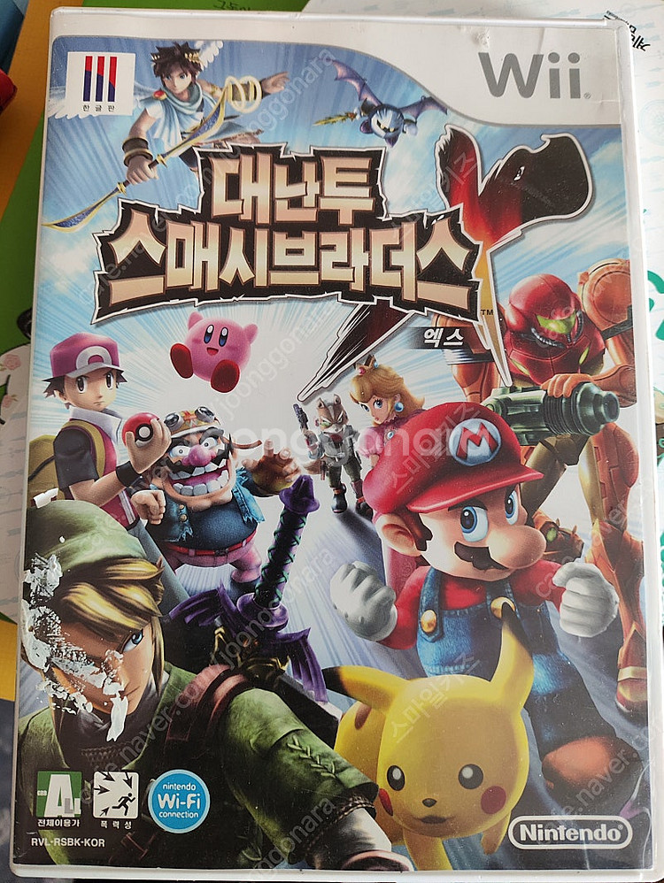 닌텐도 wii 대난투 스매시브라더스 X--0