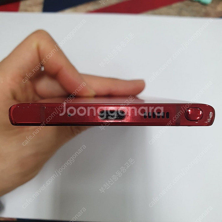 023183 갤럭시노트20 레드 256기가 KT 무잔상...--4