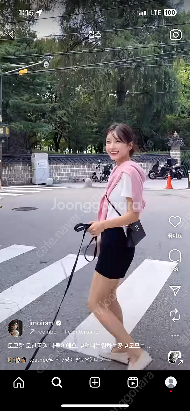 시에 메이 코튼 숏팬츠 블랙--0