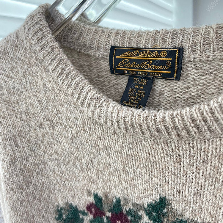 [55-66]에디바우어 플라워 그래픽 울니트 정품/ 랑방 마인 더캐시미어 타임 코스 마쥬 산드로 오르 폴로 미샤--2