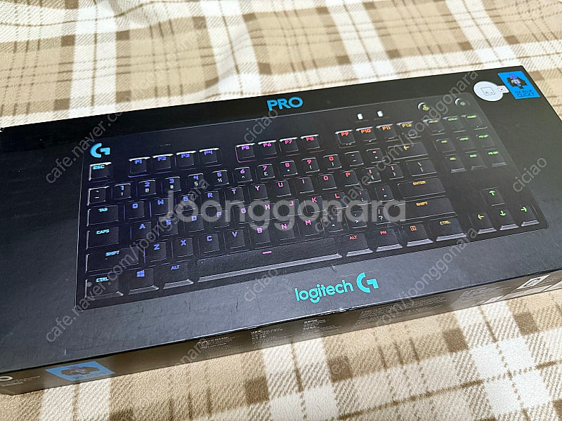 로지텍 PRO GX BLUE CLICKY 게이밍 키보드...--0