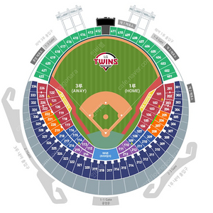 3.27(목)18:30 프로야구 잠실 엘지 LG 한화 티켓 양도 1루 3루 오렌지(응원석) 레드석 1~4연석