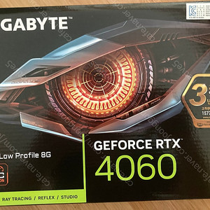 GIGABYTE 지포스 RTX 4060 UD2 OC D6 8GB Nano LP 제이씨현 택배비포함