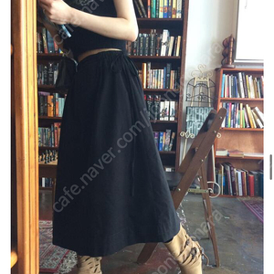 모도마켓 carlton long skirt 블랙 새상품